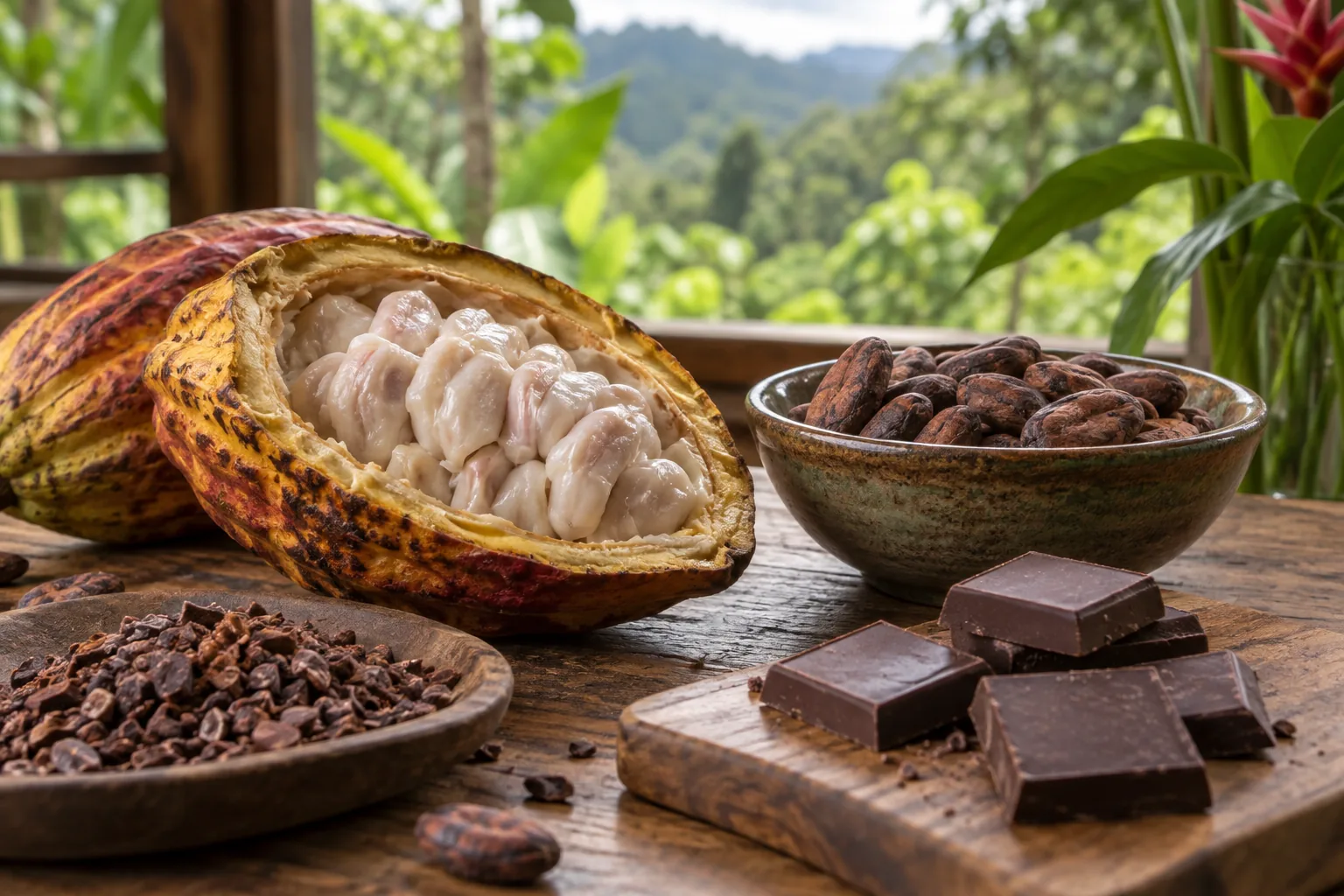 Del cacao al chocolate